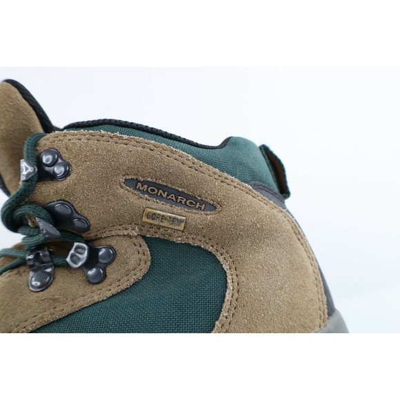Vintage 90s Mens Size 8 Womens 10 Goretex Waterproof Hiking Ankle Boots Brown main image 9